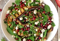 Eggplant Fatta with Pomegranate